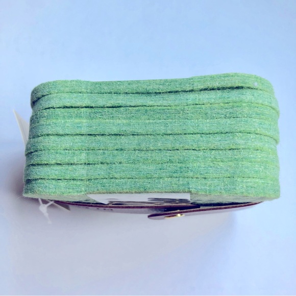 2/$20 NEW Felt Coasters 8 Pack 4” x 4” Green - Picture 8 of 16